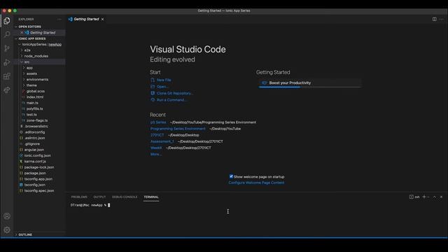 S1, E8: The Ionic’s Basics (templates + launch) смотреть онлайн