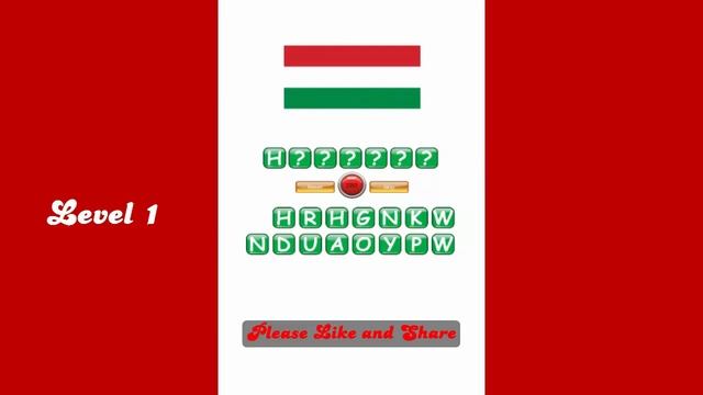Country flag quiz level 1 - Walkthrough - All Answers смотреть онлайн