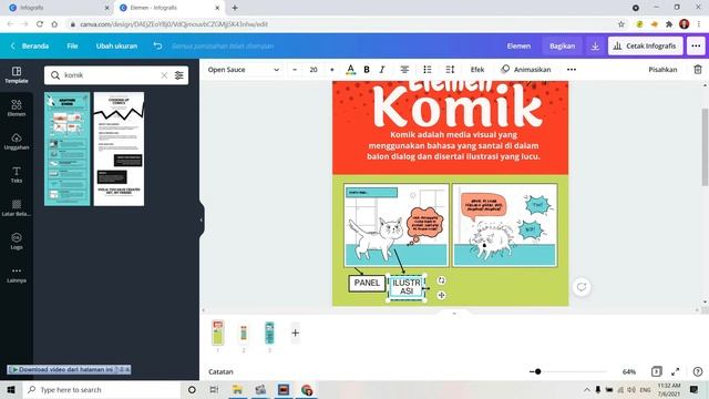 Cara Membuat Infografis dengan Canva.com смотреть онлайн