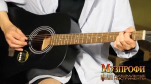 Как звучит акустическая гитара Cort AD 810 BKS