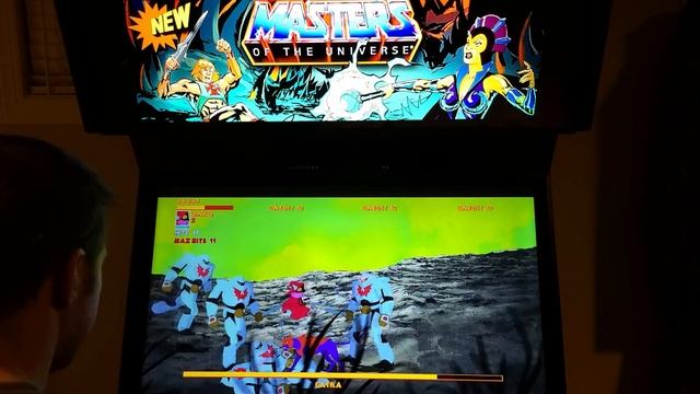 He-Man and the Masters of the Universe Arcade Cabinet Gameplay w/ Hypermarquee смотреть онлайн