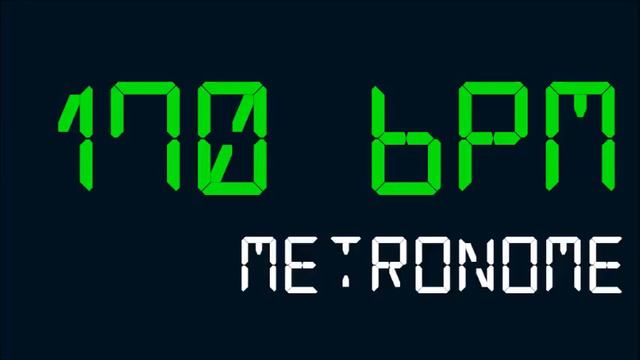 170 BPM (Beats Per Minute) Metronome смотреть онлайн