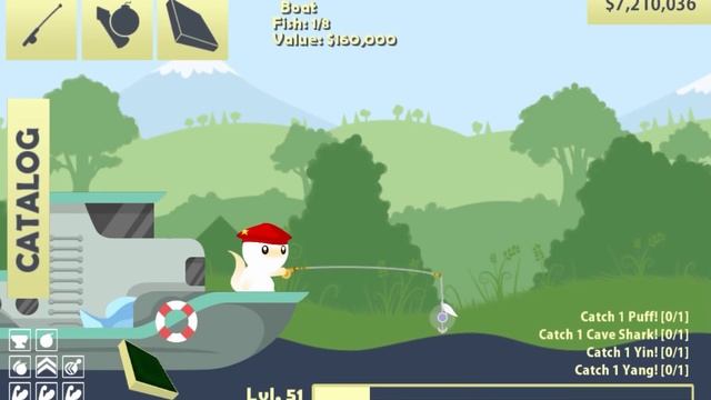 Cat Goes Fishing. СЕКРЕТНАЯ СЕРИЯ/РЫБА/КОНЦОВКА! смотреть онлайн