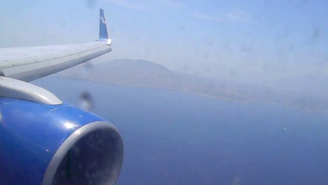 Landing To Chania Airport, Finnair Boeing 757-200