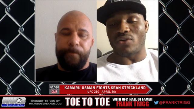 Frank Trigg talks to UFC 210's Kamaru Usman смотреть онлайн