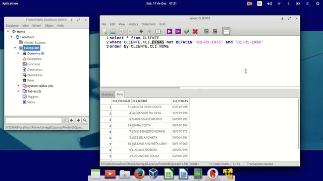 Curso Firebird SQL 16 - Between смотреть онлайн
