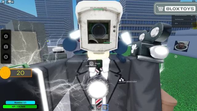 အိမ်သာခေါင်းတိုက်ပွဲကြီး | Skibidi Toilet Vs Cameraman Roblox смотреть онлайн