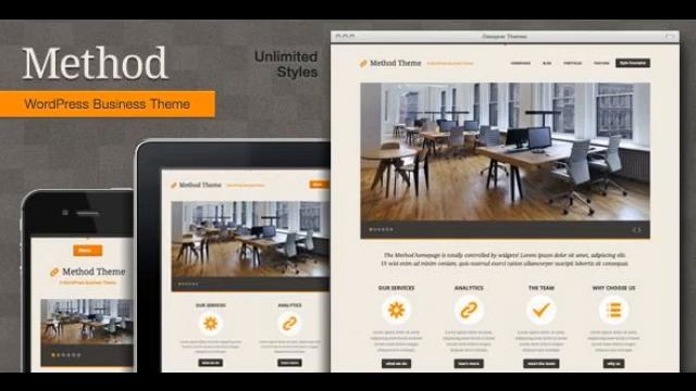 Preview Method, a Responsive Business Theme for WordPress смотреть онлайн