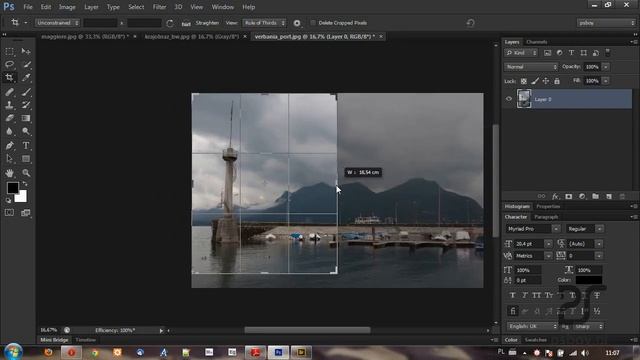 Kadrowanie obrazu z kursu wideo. Kurs wideo Adobe Photoshop CS6 - Od zera do bohatera смотреть онлайн