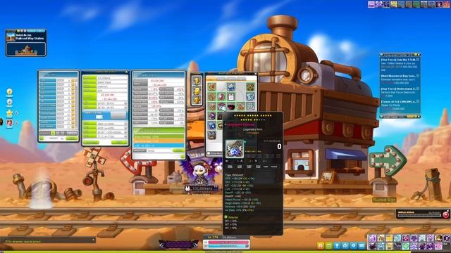 [GMS Reboot] 60k stat battle mage gear video (no legacy items, pre odium) смотреть онлайн
