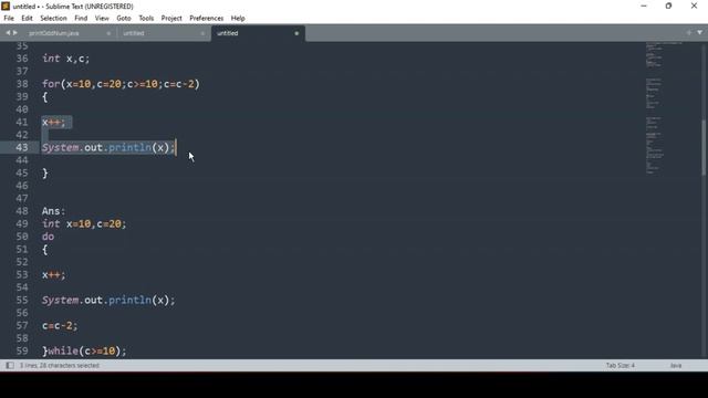 Loops in JAVA || Interconversion between while, do-while, for loop in java смотреть онлайн