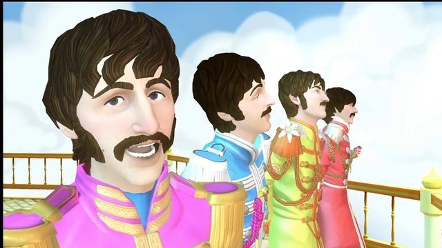 The Beatles Rock Band - Sgt. Peppers Lonely Hearts Club Band / A Little Help From My Friends (60fps смотреть онлайн