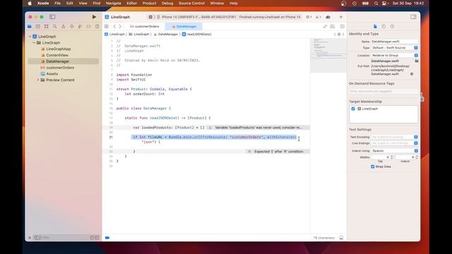 SwiftUI Tutorial Building Dynamic Line Graph from JSON Data смотреть онлайн