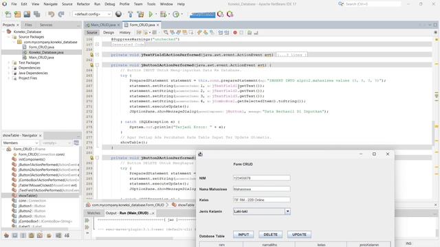 Form CRUD Yang Terhubung Ke Database MySQL смотреть онлайн