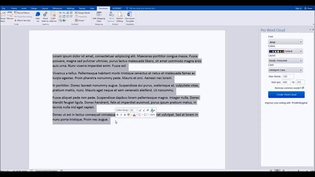 Create A Word Cloud In Microsoft Word смотреть онлайн