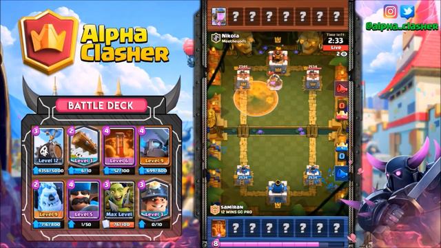 ULTIMATE NEW MINER CHIP CYCLE DECK IN CLASH ROYALE - BEST DECK FOR 12 WINS IN GRAND CHALLENGES!! смотреть онлайн
