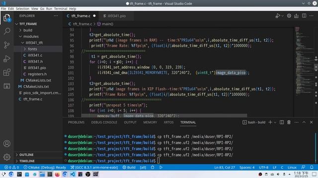 [Raspberry Pi Pico (c-sdk)] Display: Ep 4 : ILI9341 TFT LCD 8-bit parallel FrameRate above 120fps смотреть онлайн
