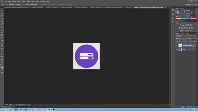 Long Shadow Icons Photoshop Tutorial смотреть онлайн