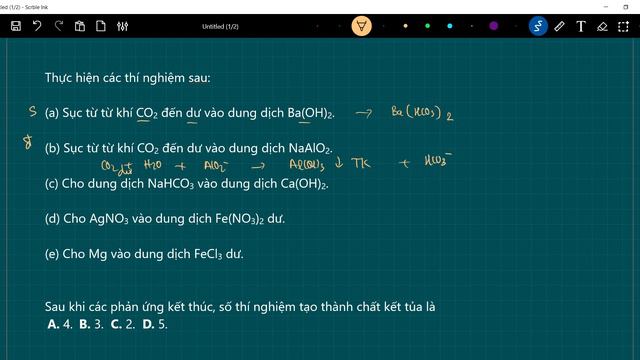 Thực hiện các thí nghiệm sau (a) Sục từ từ khí CO2 đến dư vào dung dịch Ba(OH)2. смотреть онлайн