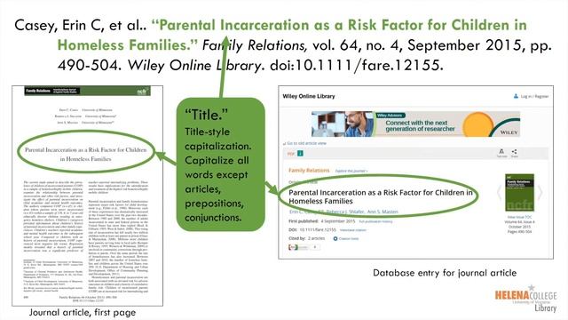Cite a Journal Article in MLA (8) Style смотреть онлайн