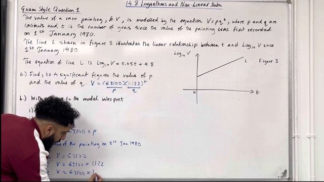 Edexcel AS Level Maths: 14.8 Logarithms and Non-Linear Data смотреть онлайн