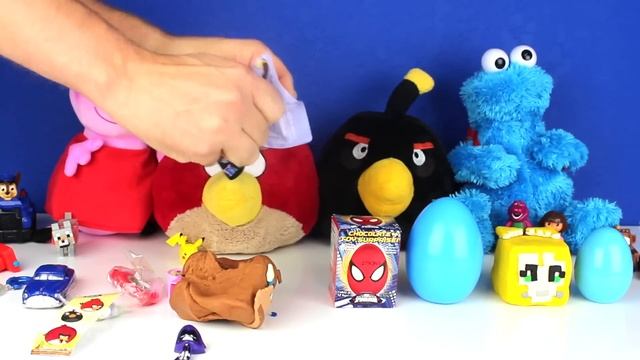 Opening a Play-doh Stampylonghead, Angry Birds, Littlest Pet Shop, Surprise Eggs смотреть онлайн