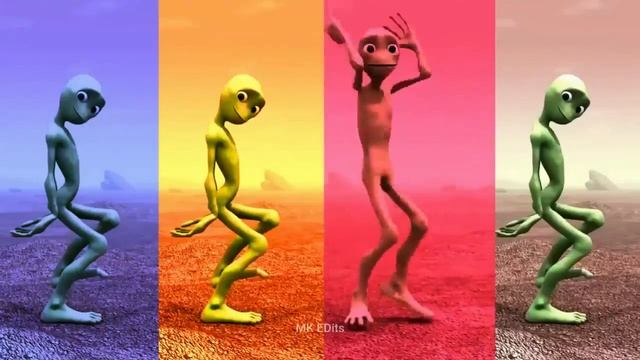 Alien dance VS Funny alien VS Dame tu cosita смотреть онлайн
