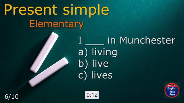 #quiz Present Simple /Affirmative Sentences / -e -es -ing смотреть онлайн