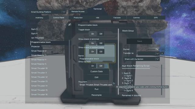 Space Engineers - Isy's Block Renaming Script v1.1 Tutorial смотреть онлайн