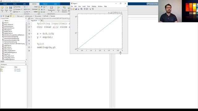 How to Put a Logarithmic Scale in the Axis in MATLAB (4K UHD) смотреть онлайн