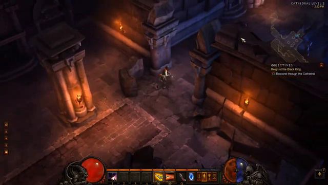 Let's Play Diablo III: Act I, Part 14 | Demon Hunter (Back to the Cathedral) смотреть онлайн