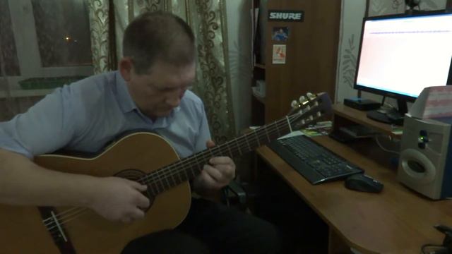 Земля моя - Дмитрий Хмелев. Переложение для гитары (Guitar Cover) смотреть онлайн