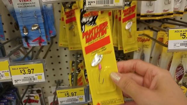 Канада. Магазин Волмарт - отдел РЫБАЛКА.