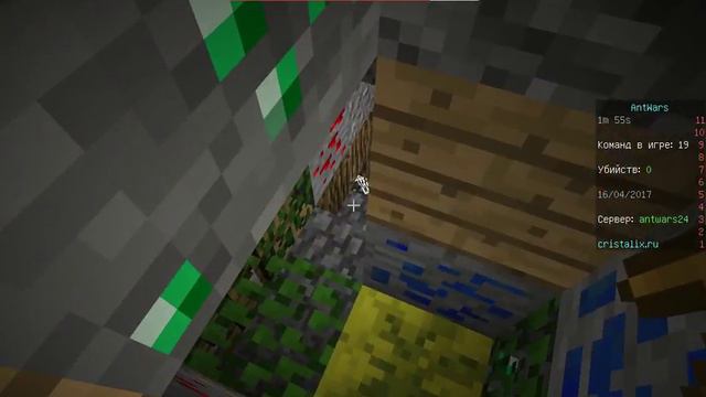 Нубики ShadowArtyom и Polijop учатся играть в мини-игры на CristaliX