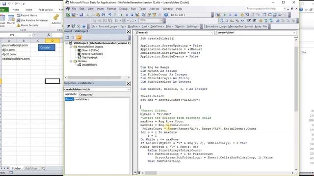 Excel Vba MKDIR смотреть онлайн