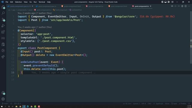 38. Emit Child Component Event Emitter using Comp Instance from Parent Component - Angular testing смотреть онлайн