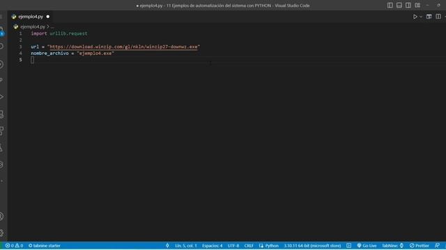 30. CURSO DE AUTOMATIZACIÓN CON PYTHON - Descargar archivos de internet смотреть онлайн