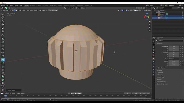 28. Blender Hard Surface Modeling.Крышка бака