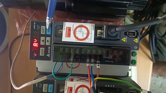 Сброс ошибки AL.013 на серводрайвере Delta asda b2 смотреть онлайн