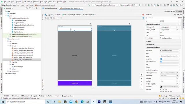 Web-View and Search View Demonstration смотреть онлайн