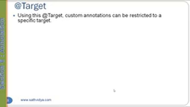 JAVA 6.4 | META ANNOTATION/PREDEFINED ANNOTATIONS | JAVA TUTORIOLS смотреть онлайн