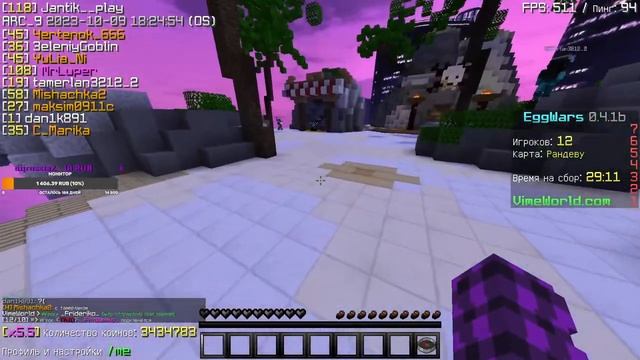 ? VimeWorld Mini Game & Arkads (+Party) ? смотреть онлайн