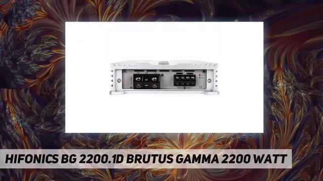 Hifonics BG 2200.1D Brutus Gamma 2200 Watt - Review 2023 смотреть онлайн