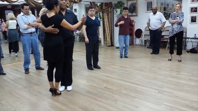 Argentine Tango workshop: Facundo & Ching-Ping Posadas - Milonga forced cross смотреть онлайн