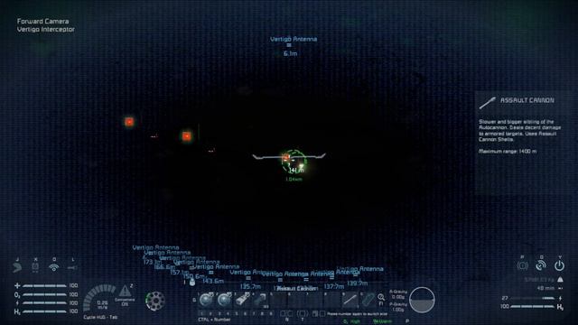 Space Engineers Small Assault Cannon 1400m test смотреть онлайн