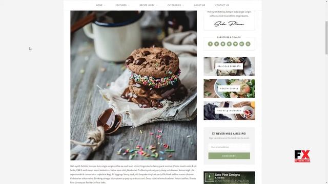 Sprout and Spoon - A WordPress Theme for Food Bloggers Mathew Be смотреть онлайн