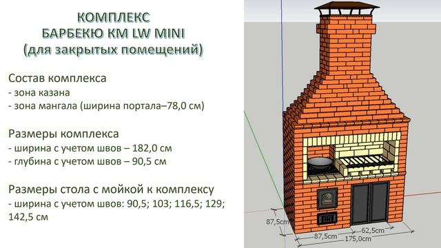 КАТАЛОГ ПРОЕКТОВ КОМПЛЕКСОВ БАРБЕКЮ - ЧАСТЬ II. Для самостоятельного строительства смотреть онлайн