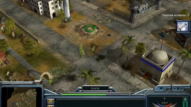 Command & Conquer Generals - прохождение США - Hardcore =2= смотреть онлайн