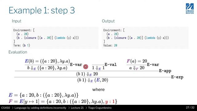 CS450 S21 21 04 Lambda F semantics does not follow Racket смотреть онлайн