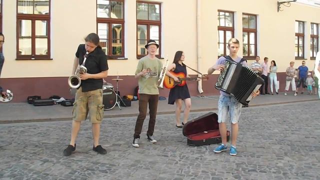 Гродно 08 06 2014 Супер Гуд Ленинград кавер смотреть онлайн